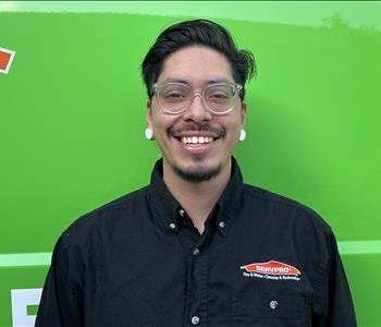 Michael Martinez, team member at SERVPRO of Tracy